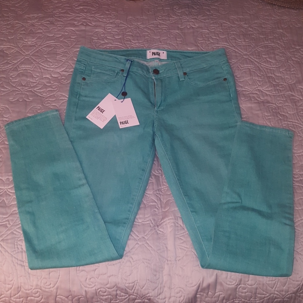 PAIGE Turquoise Jeans